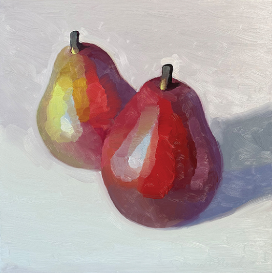 Two Red Pears