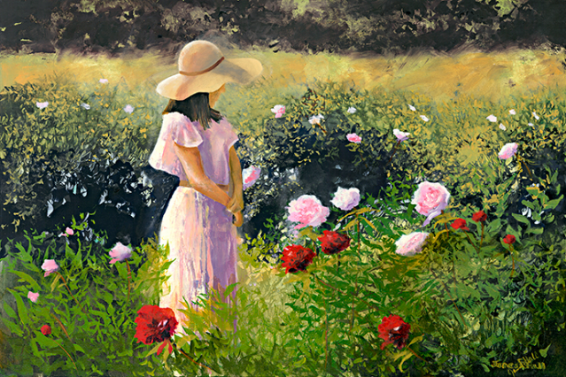 Eden in a Field of Peonies